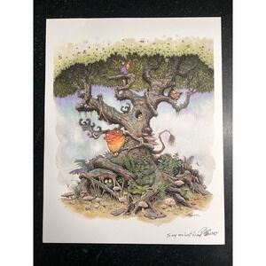 Fian Arroyo Inscribed Art Print "Discovering Truth in Ancient Fables" 11x14"